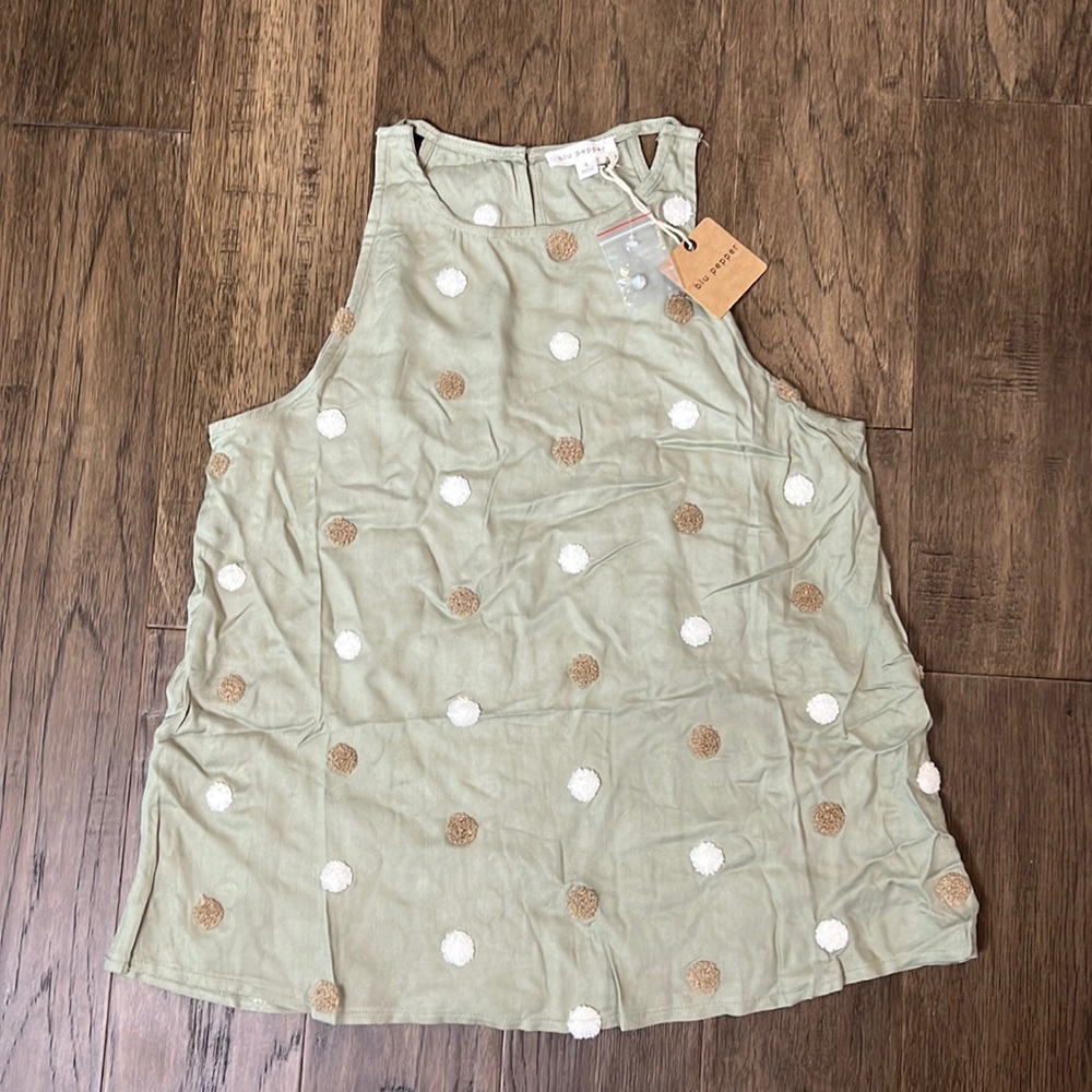 Polka dot tank top